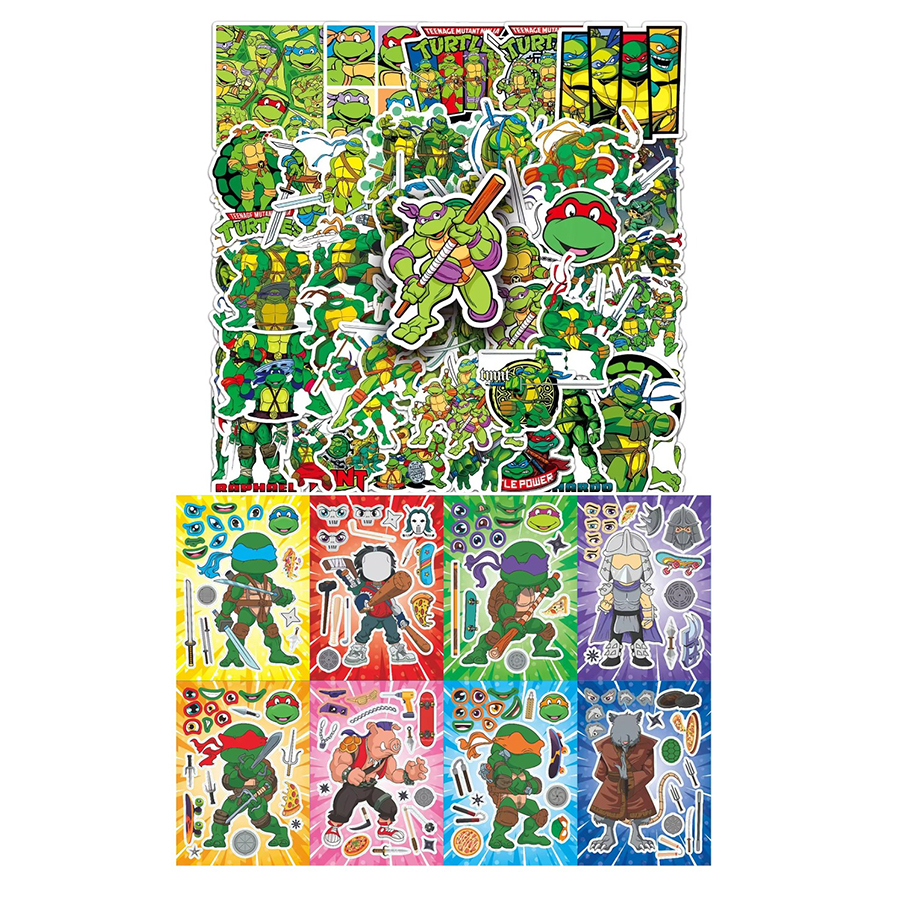 Good Laptop Accessories - Anime Character Stickers 50pcs Teenage Mutant