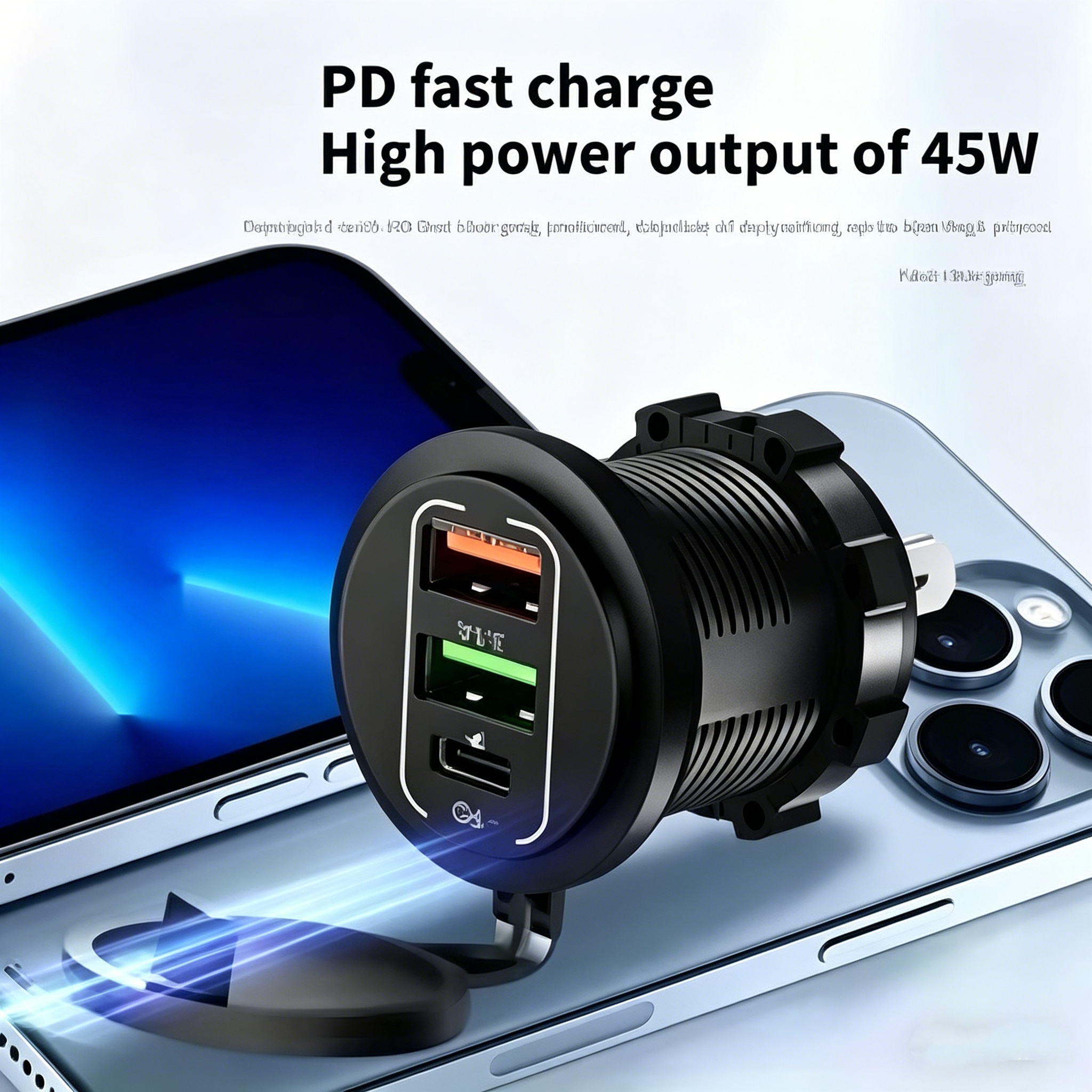 83W Max Phone Charger Socket 4 - Usb C Power Adapter recension och pris
