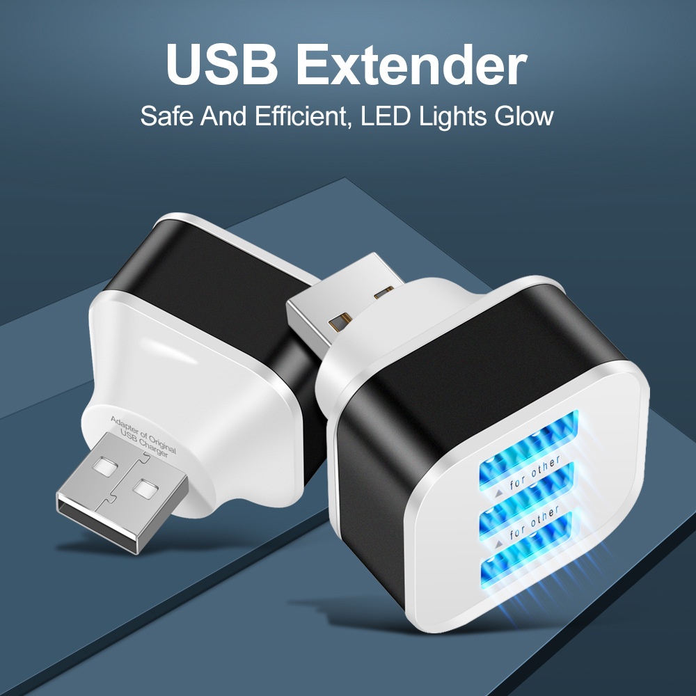 3 Port USB Slots Adaptor USB 3 - Laptop Electronics Accessories recension och pris