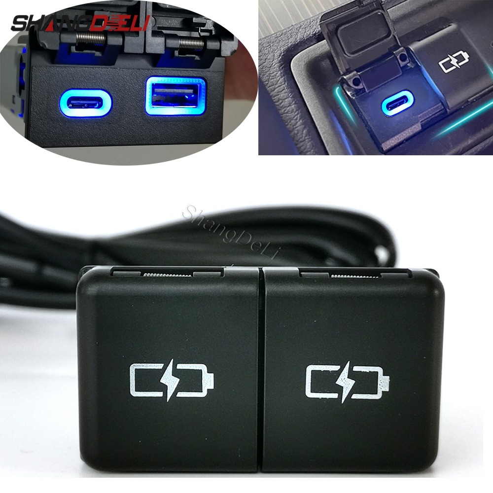 36W Car Dual USB Type-C PD Cha - Usb C Power Adapter recension och pris