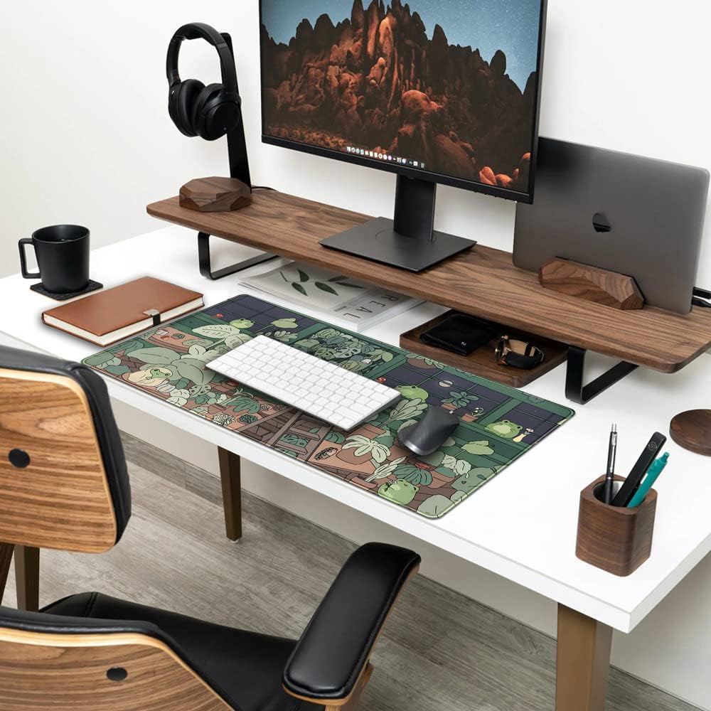 Cute Frog Mouse Pad Desk Mat,  - Laptop Accessories Images recension och pris