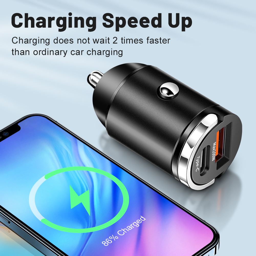 Mini 100W PD QC Pull Ring Fast - Usb C Power Adapter recension och pris