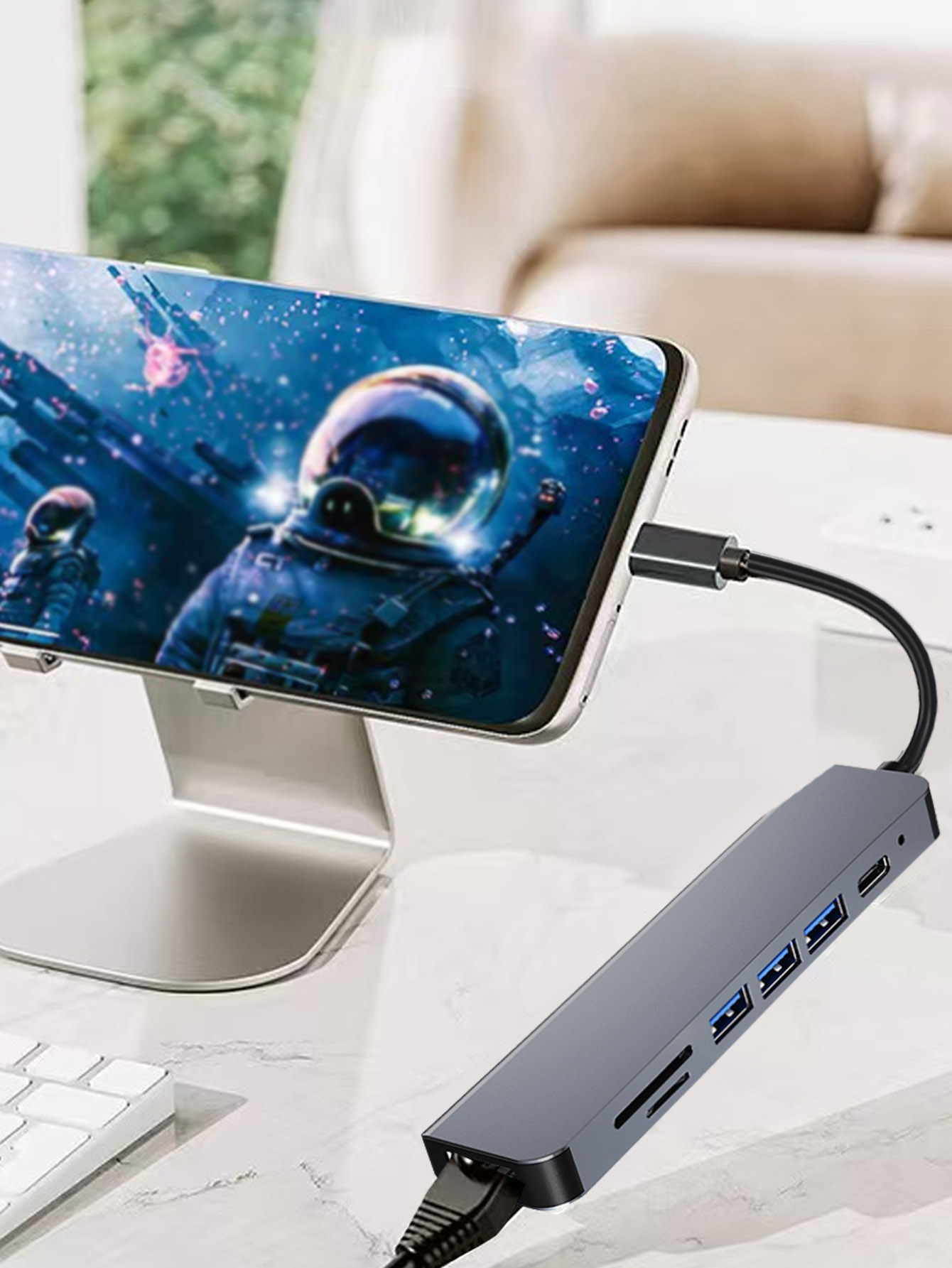 Cross-border 7-in-1 USB hub wi - Laptop Accessories Display recension och pris