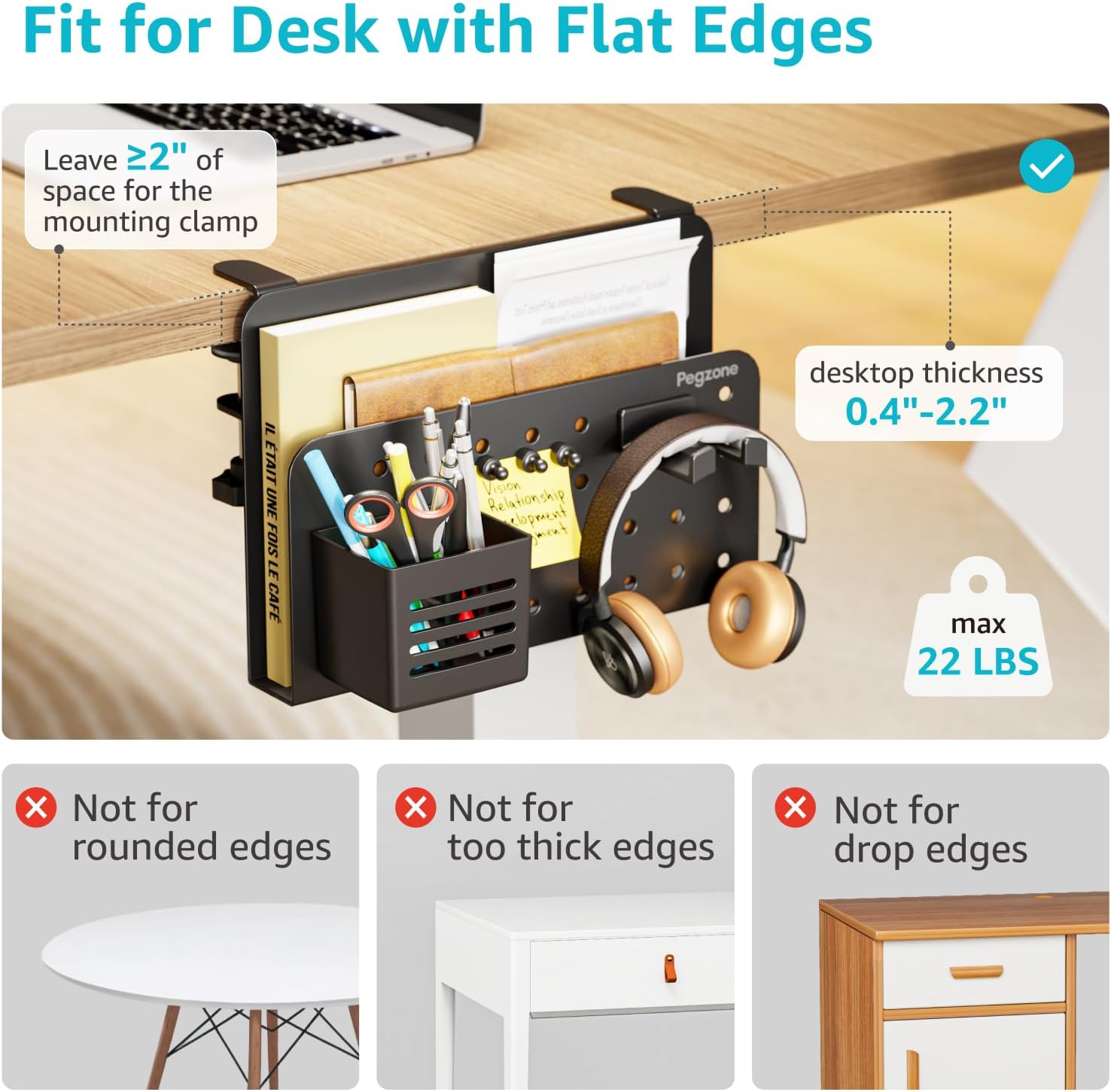 Desk Side Storage Organizer, N - Laptop Accessories Images recension och pris