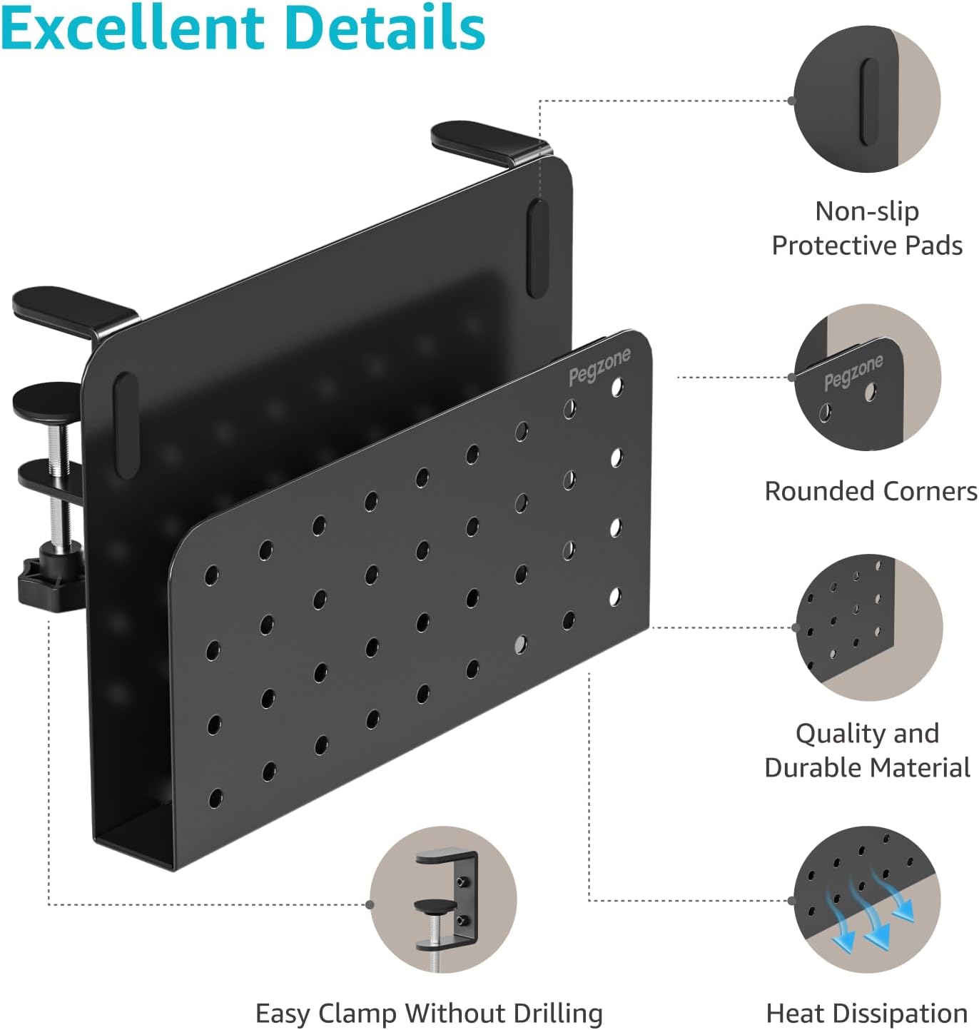 Desk Side Storage Organizer, N - Laptop Accessories Images recension och pris