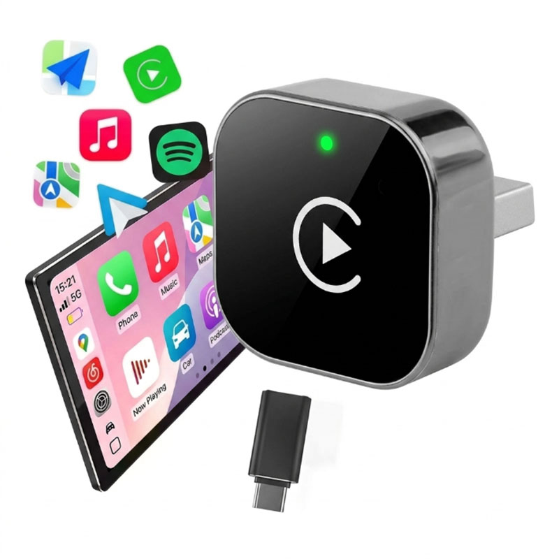 2-in-1 Wireless CarPlay Adapte - Usb C Power Adapter recension och pris