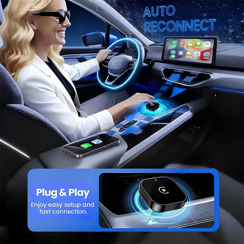 2-in-1 Wireless CarPlay Adapte - Usb C Power Adapter recension och pris