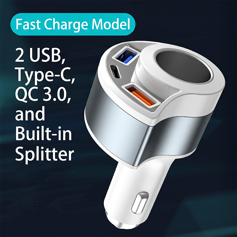 Fast Charging Multi Port Vehic - Usb C Power Adapter recension och pris