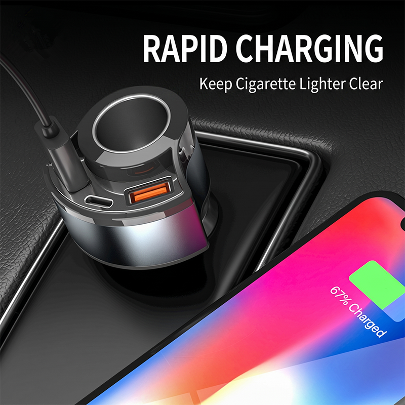 Fast Charging Multi Port Vehic - Usb C Power Adapter recension och pris