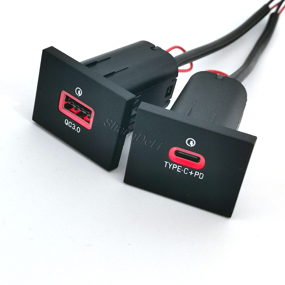 1PC Fit  For Ford Focus 2004-2 - Usb C Power Adapter recension och pris