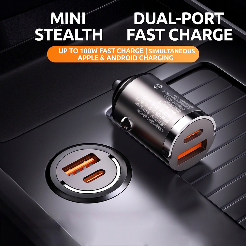 Stealth USB C Car Charger Dual - Usb C Power Adapter recension och pris