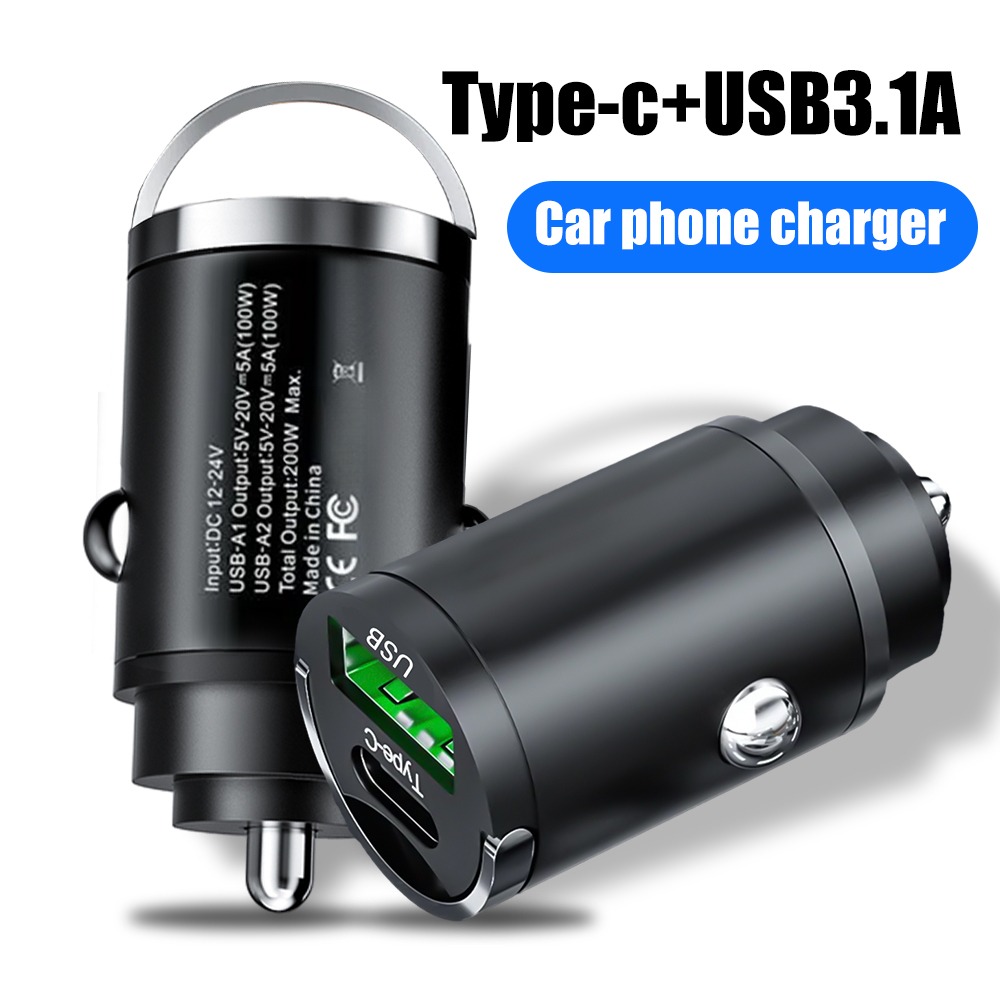 100W USB Car Charger Type C QC - Usb C Power Adapter recension och pris