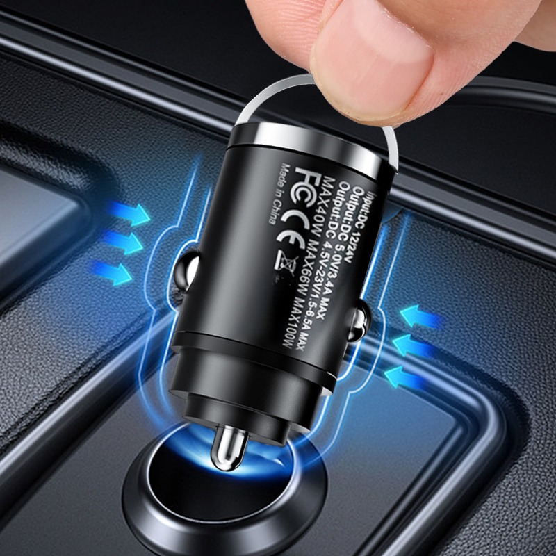 100W USB Car Charger Type C QC - Usb C Power Adapter recension och pris