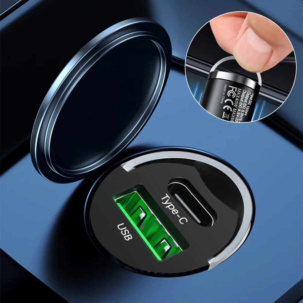 100W USB Car Charger Type C QC - Usb C Power Adapter recension och pris