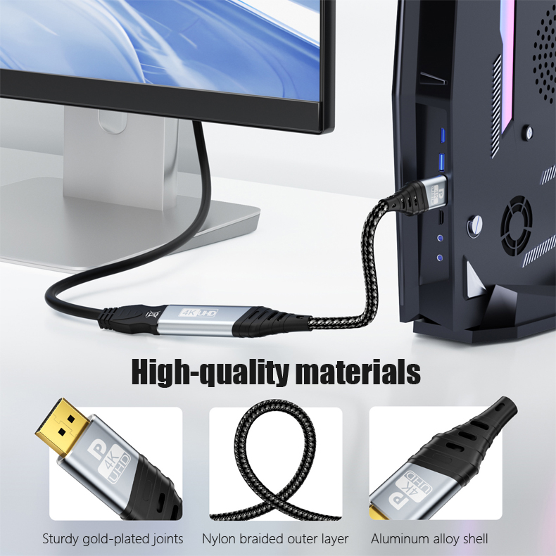 4K30Hz Display Port to HDTV Ad - Laptop Accessories Display recension och pris