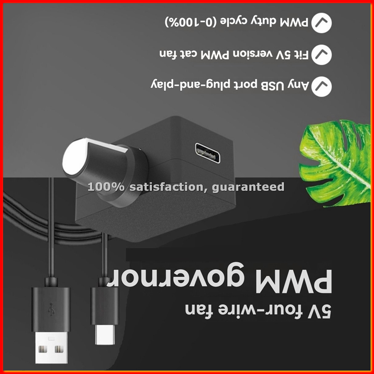 PWM Speed Controller 5V 4Pin P - Usb C Power Adapter recension och pris